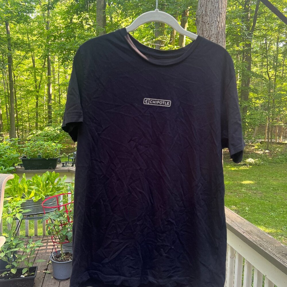 Chipotle "Real Ingredients" Unisex Employee Tee Size M